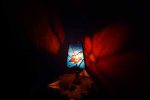 Stained glass lamp - Baralitekonst